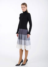 Load image into Gallery viewer, Gradient knit dress, black to white